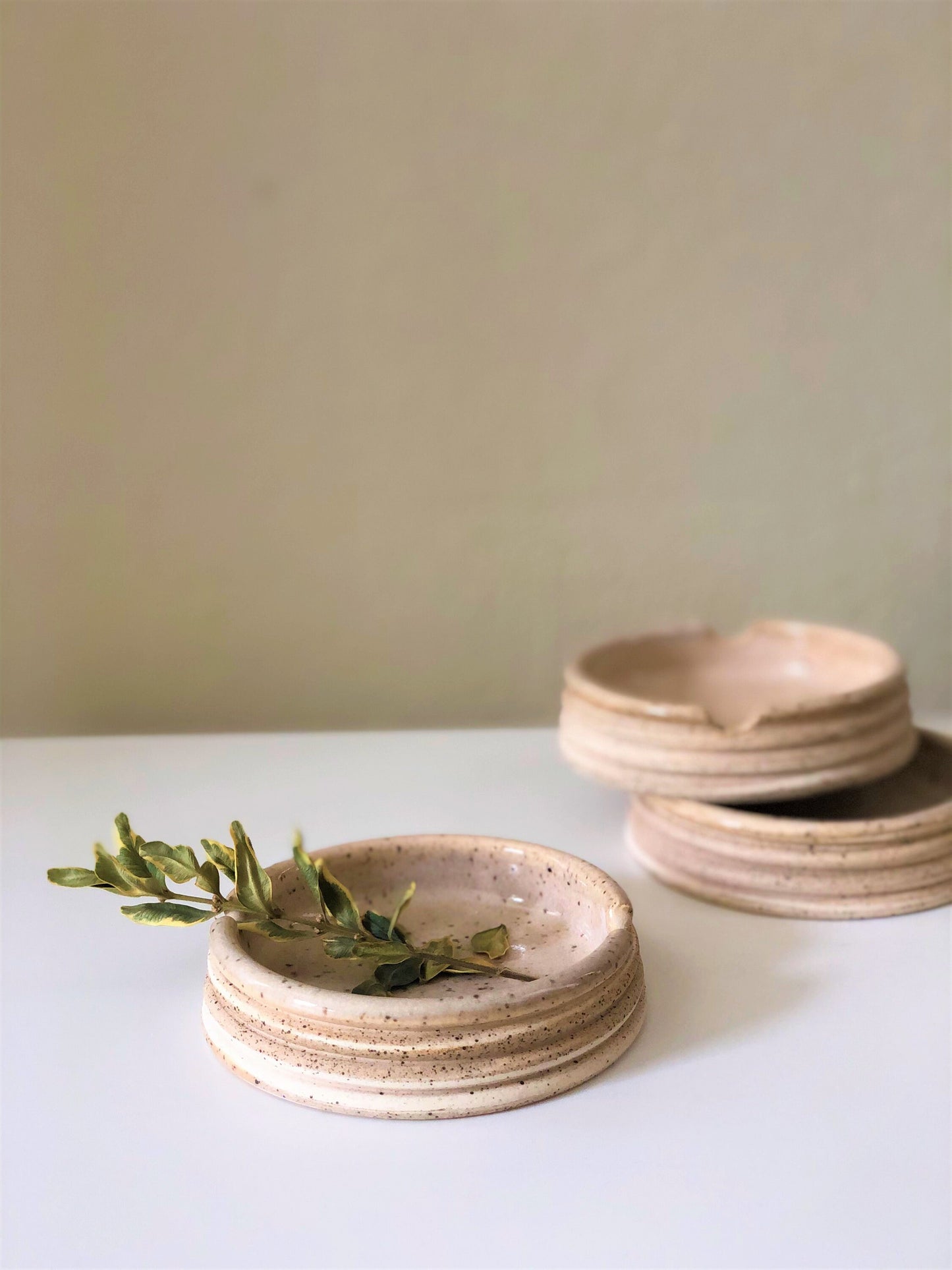 Marbled Ceramic Ashtray