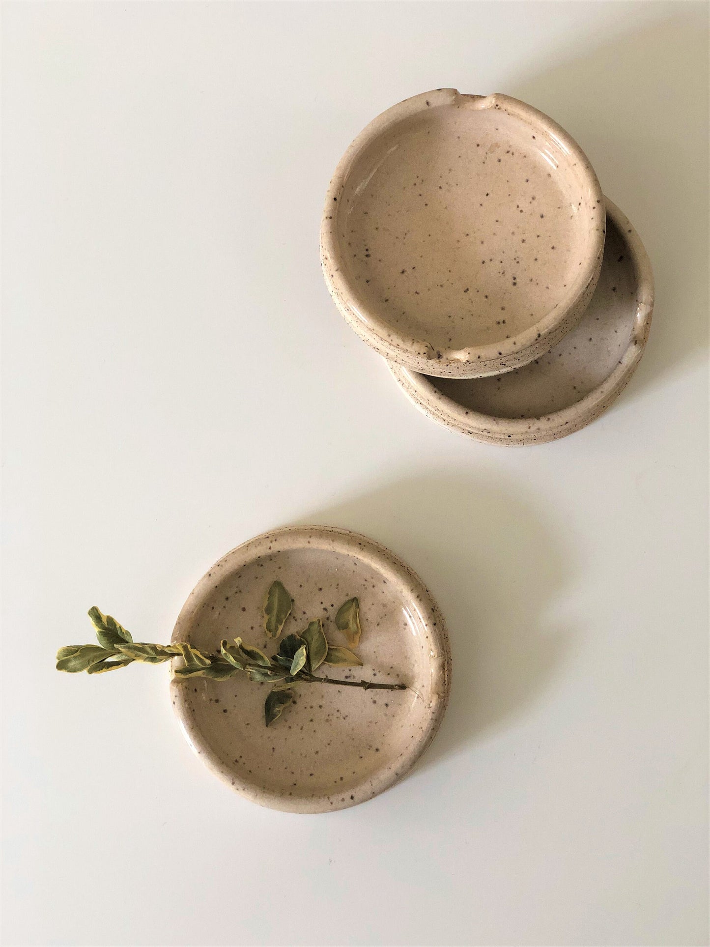 Marbled Ceramic Ashtray