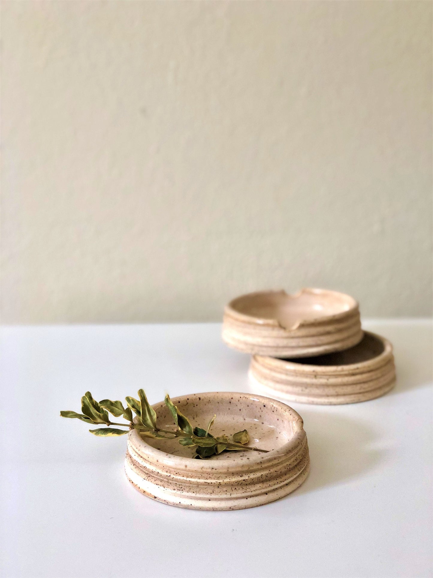 Marbled Ceramic Ashtray
