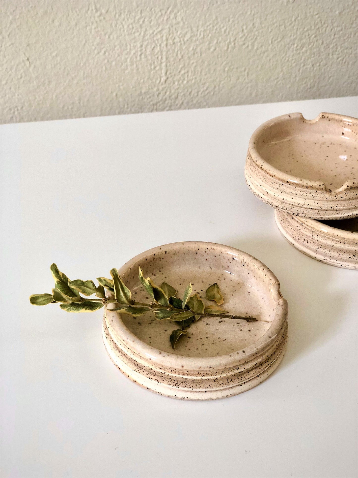 Marbled Ceramic Ashtray